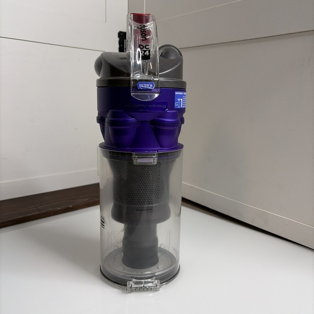 Dyson DC24 Ball Cyclone & Dust Bin Purple with Washable Filter Genuine OEM Part